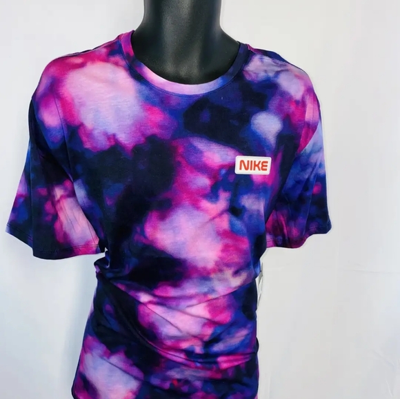 nike purple tie dye shirt